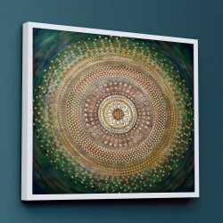 Πίνακας με τρούκς, Κύκλος, 90x90 εκ . W-9773A Πίνακας με τρούκς, Κύκλος, 90x90 εκ . W-9773A